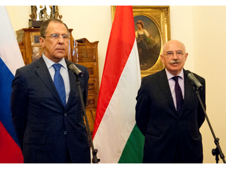 Szergej Lavrov orosz külügyminiszter budapesti látogatása