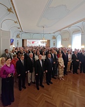 Az Oroszország napja alkalmából a magyarországi orosz nagykövetségen tartott fogadásról, 2025. június 11.