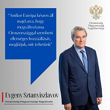 Evgeny Sztanyiszlavov Nagykövet interjúja a Magyar Demokrata című folyóiratnak, Budapest, 2024. április 17.