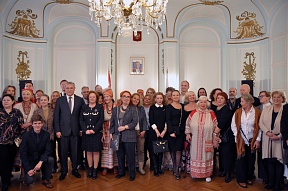 Az orosz honfitársi szervezetek koordinációs magyarországi tanácsának aktivistáival tartott találkozójáról